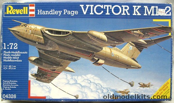 Revell 1/72 Handley Page Victor K Mk.2 - RAF No. 55 From 'Desert Storm' Marham 1991 Or No. 57  Squadron Marham 1983, 04326 plastic model kit